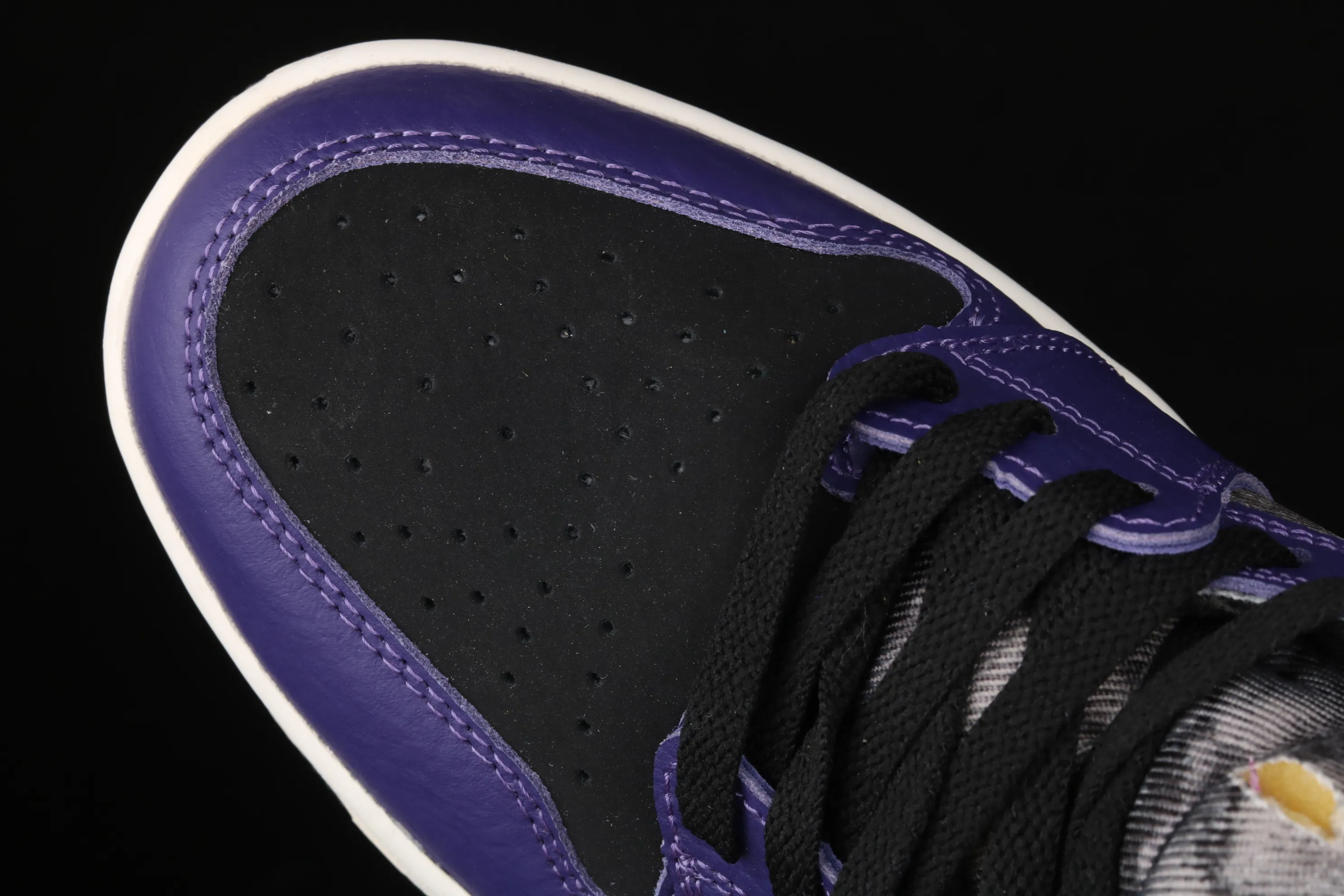 All categories Air Jordan Jordan series basketball shoes Air Jordan 1 High Z version Air Jordan 1 Zoom Air CMFT "BayouBoys" AJ1 Joe 1 Zion black purple DC2133-500